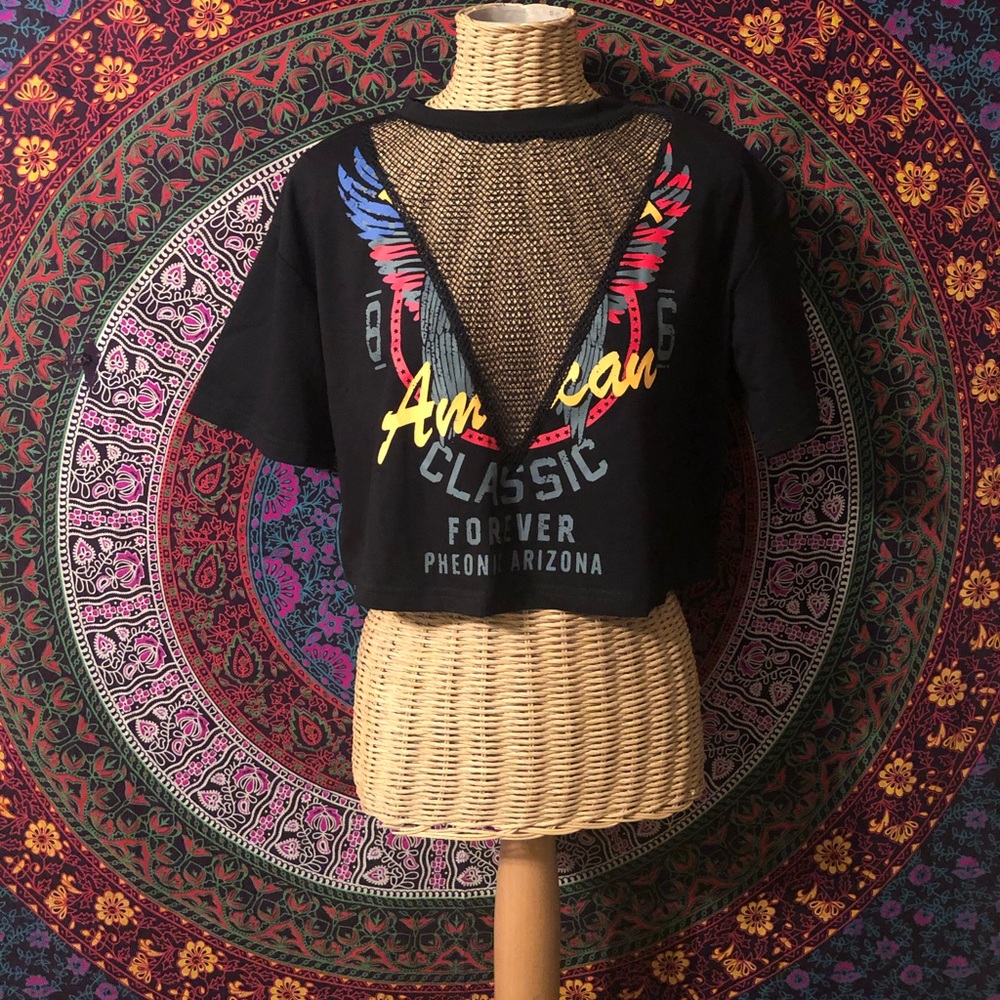 SOLD Graphic Crop Top Last One!